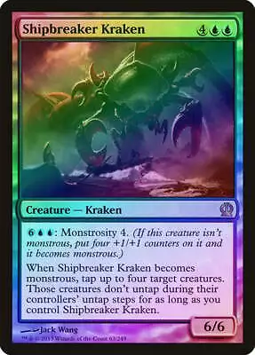 Shipbreaker Kraken FOIL Theros NM Blue Rare MAGIC THE GATHERING CARD ABUGames • $1.36