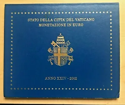 2002 First Edition Of The Vatican Euro Coins John Paul II Uncirculated • $574.32