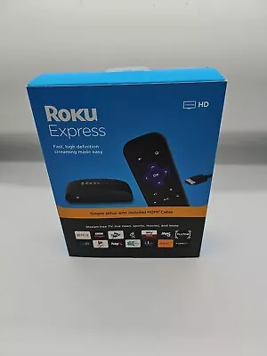 Roku Express  3930EU HD Streaming Media Player Condition Excellent Sealed New • £19.95