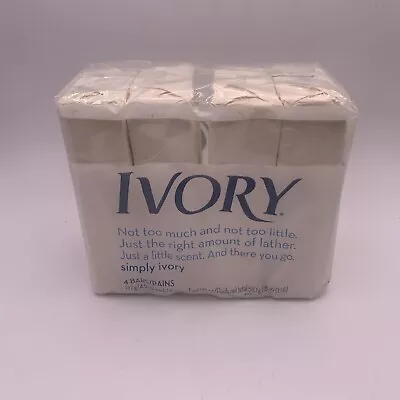 4 Pack Unopened Ivory Bar Soap 4.5 Oz Each 18 Oz Total. New! • $17.50