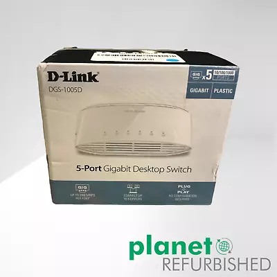 DGS-1005D DLINK 5-Port 10/100/1000 Mbps Gigabit Desktop Switch • $33.67
