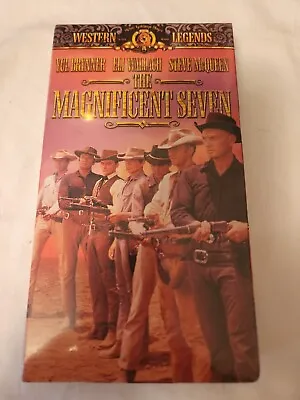 The Magnificent Seven VHS Yul Brynner Steve McQueen Factory Sealed  • $6.99