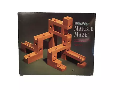 Mischief Marble Maze Vintage Wooden Game Toy   B52 • $7.41