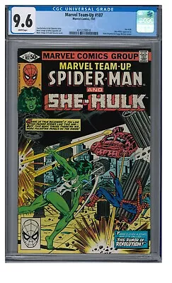 Marvel Team-Up #107 (1981) Bronze Age She-Hulk Spider-Man CGC 9.6 U377 • $9.99