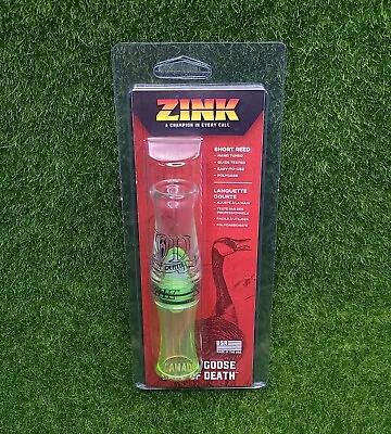 Zink COD Call Of Death Lemon Drop Polycarbonate Single Reed Goose Call - ZNK5068 • $38.19