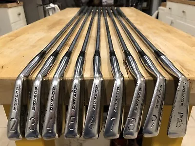 $129 • Buy Dunlop MaxFli Australian Blade Irons 2-PW TT Dynamic Reg Steel Full Set -READ-