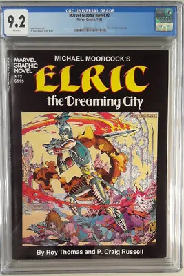Elric The Dreaming Marvel Graphic Novel 2 (1982) Cgc 9.2 (slab Grade) • $74.99