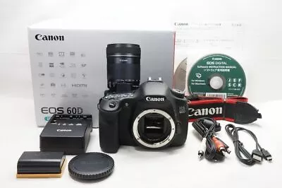  680 Shots  Canon EOS 60D 18.0MP Digital Camera Black Body Only W/ Box #240129h • £175.73