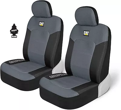 Caterpillar Car Truck Seat Covers For Front Seats Set - Gray Bundle For Mazda • $39.59