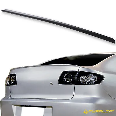 Fyralip Y22 Matte Black Trunk Lip Spoiler For Mazda 3 BK Sedan 03-08 Unpainted • $61.56