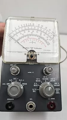 Vintage Heathkit Model V-7a Vacuum Tube Voltmeter Powers Up • $39.99