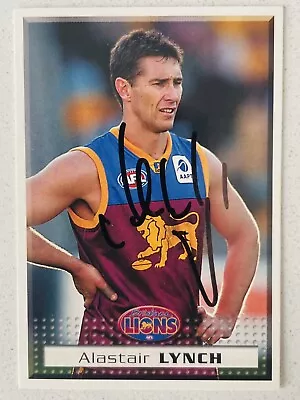 Alastair Lynch Signed 2004 AFL Herald Sun Brisbane Lions • $11.99