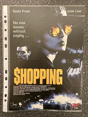 Shopping Sadie Frost Jude Law 1994 Danish Press Release • £19.27