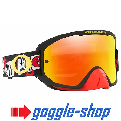 Oakley O-frame 2.0 Pro Goggles Troy Lee Designs Motocross - Anarchy Black Red • $104.84