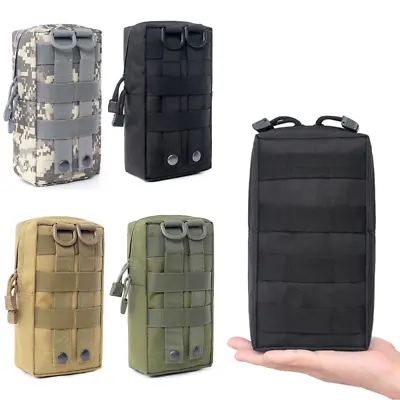 Tactical Portable Pouch Molle Attachment Bag Hunting Military Backpack EDC Pack • $10.78