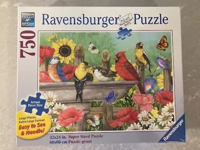 NEW SEALED Ravensburger Puzzle  Bathing Birds  750 Large Pieces 32 X24  • $23.75