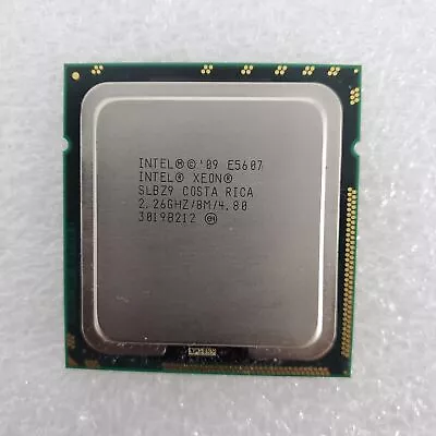 Intel Xeon 2.26GHZ 8M Quad Core CPU Processor SLBZ9 E5607 • $12.96