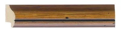 WORMED ANTIQUE WALNUT  Picture Frame Moulding Lengths 2ft X4 Make Your Own Frame • £14.50