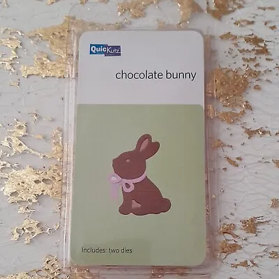 Chocolate Bunny Easter Thin Metal Cutting Die By Quickutz Vhtf Super Rare 2x2 • £9.99
