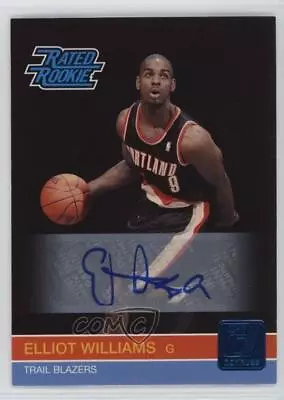 2010-11 Donruss Rated Signatures /499 Elliot Williams #249 Rookie Auto RC • $4.77