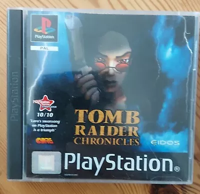 Lara Croft Tomb Raider Chronicles Sony Ps1 Pal With Manuals Year 2000 • £5