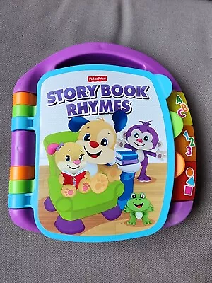 Fisher And Price Laugh And Learn Story Book Rhymes In Blue/pink • $8