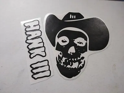 Misfits Hank Williams III Decal Sticker - Weather Resistant Oracal 651  • $7