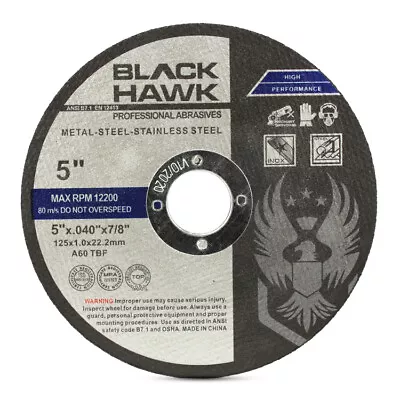 50 Pack 5 X.040 X7/8  Cut-off Wheel - Metal & Stainless Steel Cutting Discs • $47.99