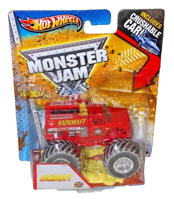 Hot Wheels Monster Jam Backdraft W/ Crushable Car • $9.99