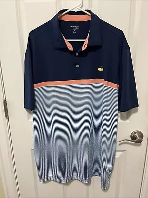 Masters Men's Performance Tech Golf Shirt Polo Striped • $80