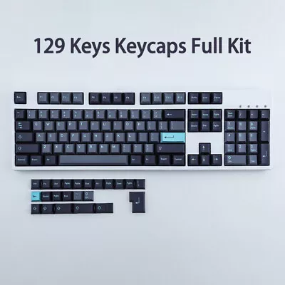 $55.37 • Buy Modern Dolch Keycaps PBT 129 Keys Cherry Height Dye-sub For Cherry MX Keyboard