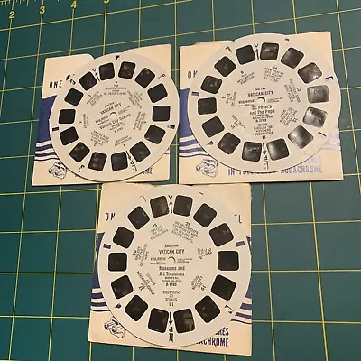 View-Master B178 Nations Of The World Series Vatican City Souvenir Reels Only 1M • $10