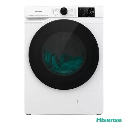 £490.19 • Buy Hisense WFGE901649VM, 9kg, 1600rpm Washing Machine, A Rated In White
