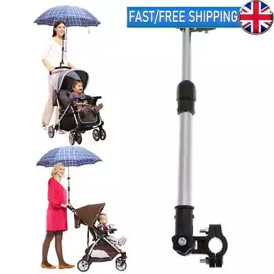 Baby Pram Stroller Accessories Umbrella Holder Wheelchair Umbrella Stretch Stand • £7.59