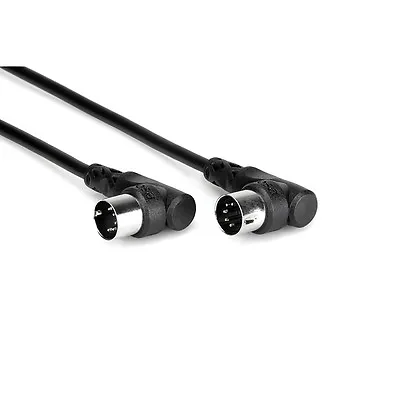Hosa MID-303RR Right-Angle 5-pin DIN To Same OFC MIDI Device Extension Cable 3ft • $8.95