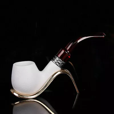 Pipe Meerschaum Smoking Tobacco Case Carved Hand Block Vintage Pfeife Pipes • $12.75