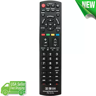 $8.99 • Buy Universal Replace Remote For Panasonic TV N2QAYB000706 N2QAYB000100 N2QAYB000221