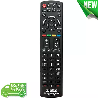 Universal Replace Remote For Panasonic TV N2QAYB000706 N2QAYB000100 N2QAYB000221 • $8.99