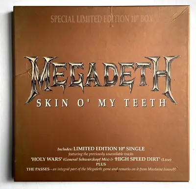 Megadeth - Skin O' My Teeth * 10' Vinyl Box Set * 1992 * 10CL669 * Free P&P UK * • £27.99