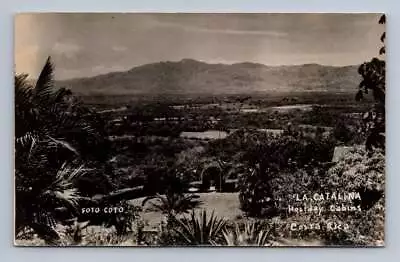 La Catalina  Holiday Cabins  COSTA RICA Vintage RPPC Photo Postcard ~1940s • $19.99