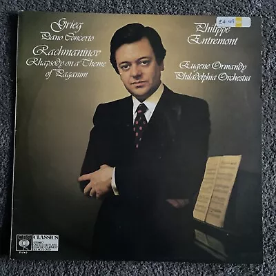 £10 • Buy Grieg/Rachmaninoff - Piano Concerto / Rhapsody On A Theme Of Paganini CBS 61040