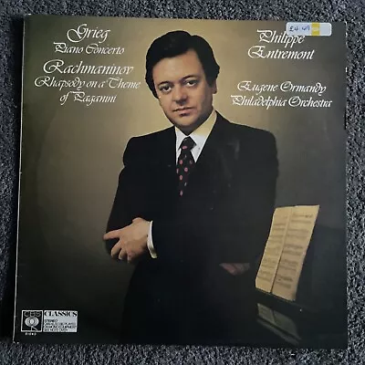 Grieg/Rachmaninoff - Piano Concerto / Rhapsody On A Theme Of Paganini CBS 61040 • £3