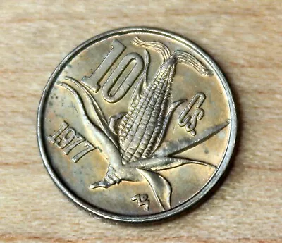 1977 Mexico 10 Centavos Corn • $0.99