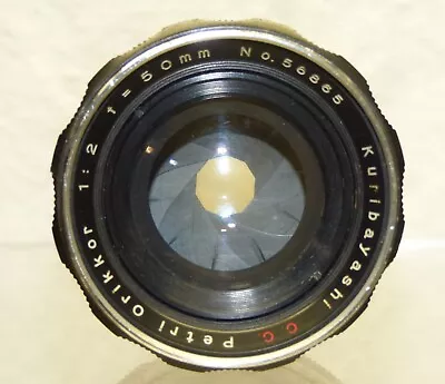 Kuribayashi CC Petri Orikkor F/2 50mm Lens M42 Screw Mount For 35mm Film Camera • $49.99