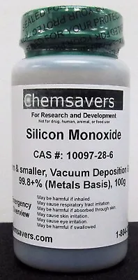 Silicon Monoxide Granules 15mm & Smaller Vacuum Deposition Grade 99.8+% 100g • $91