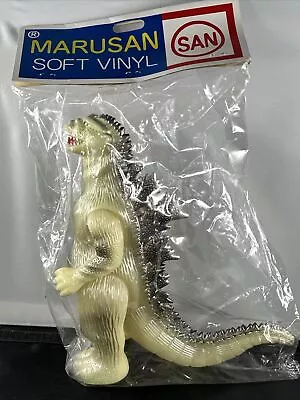 2004 MARUSAN 350 Godzilla 1955 9” GLOW IN THE DARK Sofubi With Bag And Header • $199.99