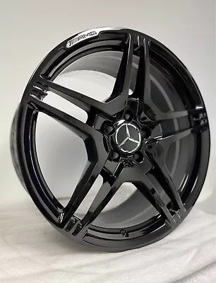 19  MERCEDES BENZ E63 CLS63 CLS550 AMG Factory OEM WHEELS RIMS STAGGERED BLACK • $2195