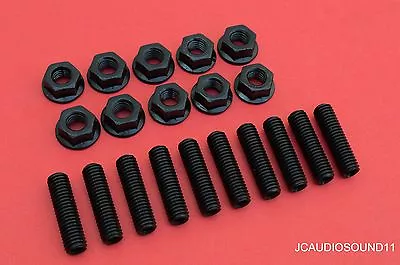 JC04    Honda Acura Header Black Exhaust Manifold Head Stud Bolt Kit Bolts  • $15.99