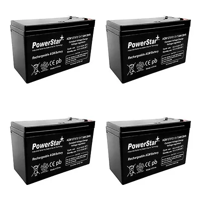 4 Packs SLA Replacement Batteries For Razor Dirt Rocket MX350 MX400 (12V 7.5Ah) • $62.99