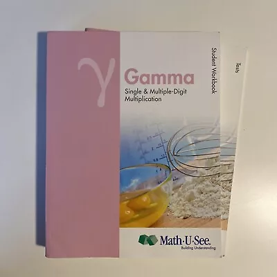 Gamma Student Workbook & Tests : Single And Multiple- Clean Pages • $39.99